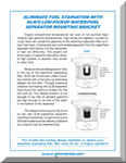 Water/Fuel Separator Mounting Bracket Diagram