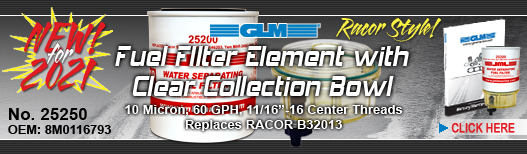 NEW! Fuel Filter Element with Clear Collection Bowl