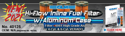 NEW! Hi-Flow Inline Fuel Filter