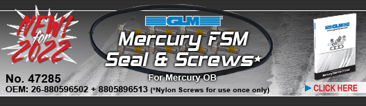 NEW! Merc FSM Seal & Screws