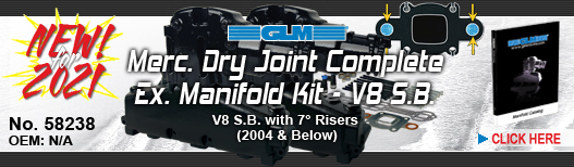NEW! V8 S.B. Dry Joint Manifold Kit with 7 degree Risers!