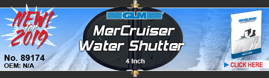 NEW! MerCruiser Water Shutter 4 inch